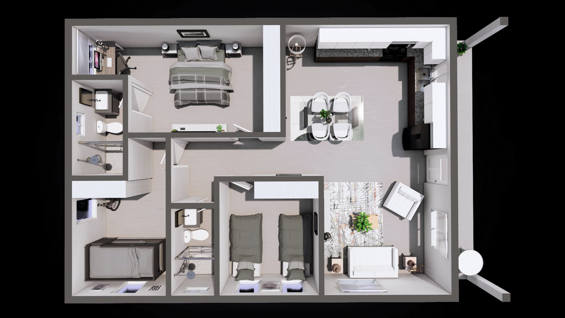 Villa Nassau floor plan